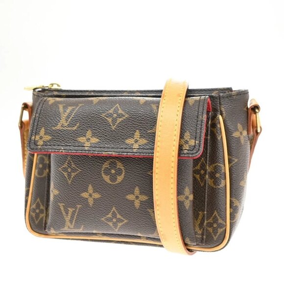 LOUIS VUITTON Viva Cite PM Shoulder Bag Monogram Leather Brown - Picture 1 of 15